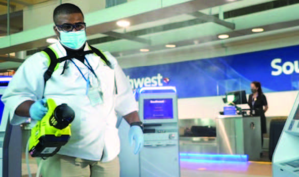 cleaner at airport